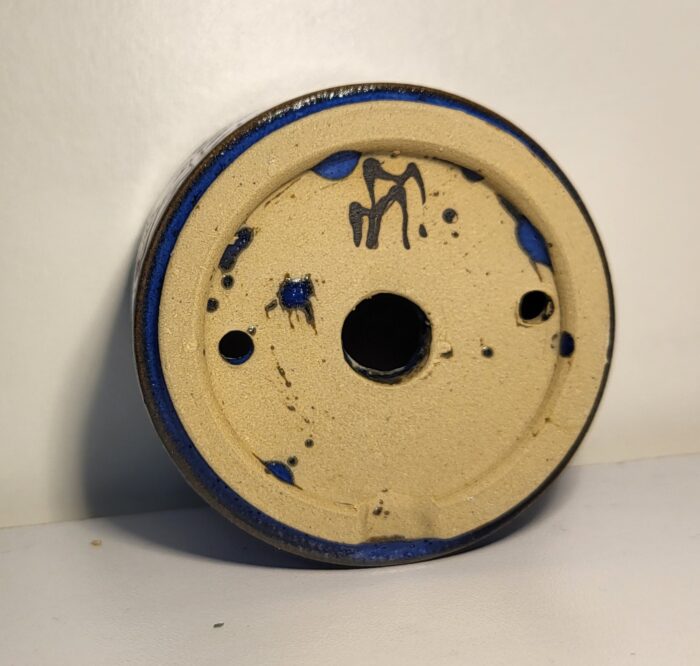 Petit pot rond bleu – Image 4